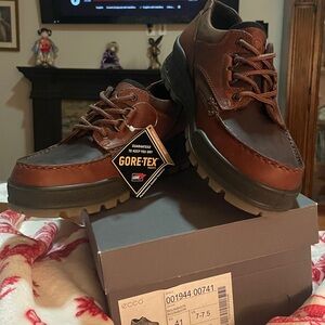 Ecco Men's Rich Brown Boat Shoes